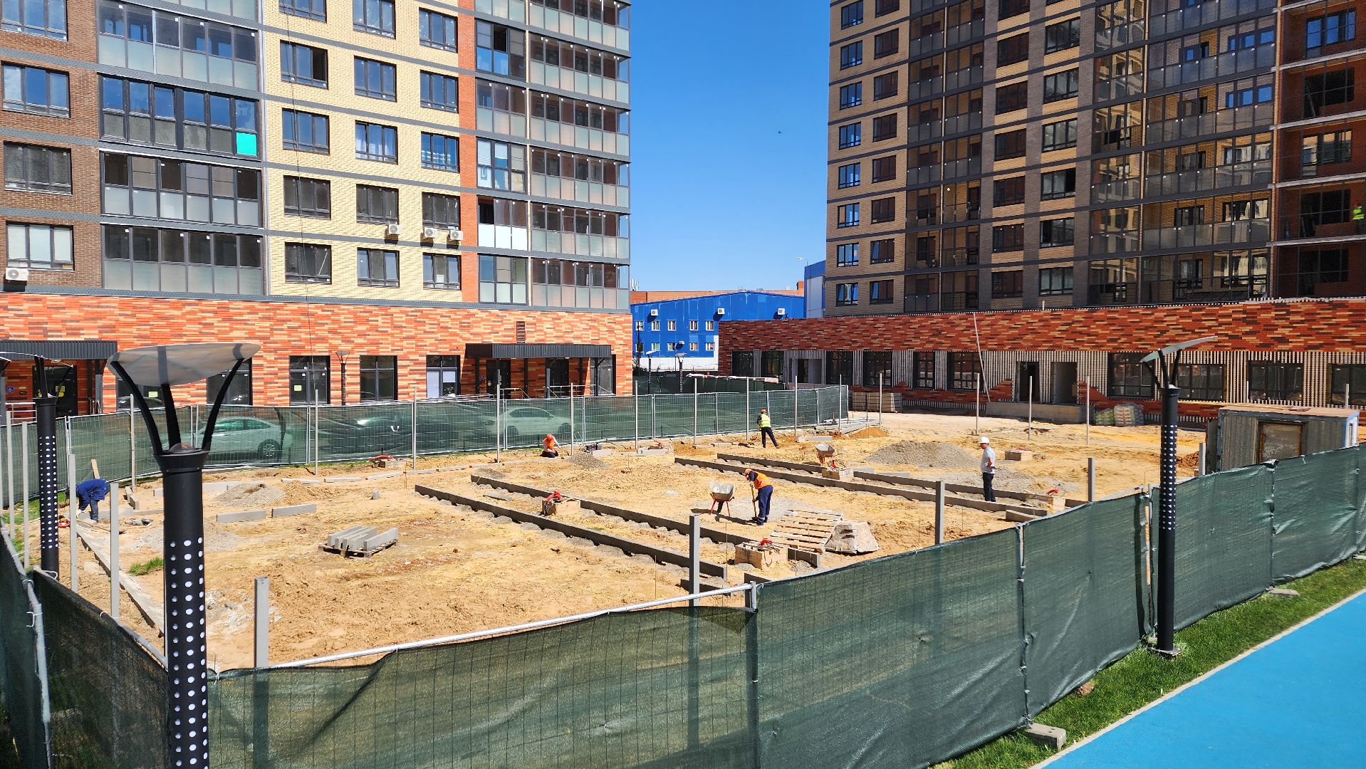 строительство, строительство детского сада, реутов, детский сад,