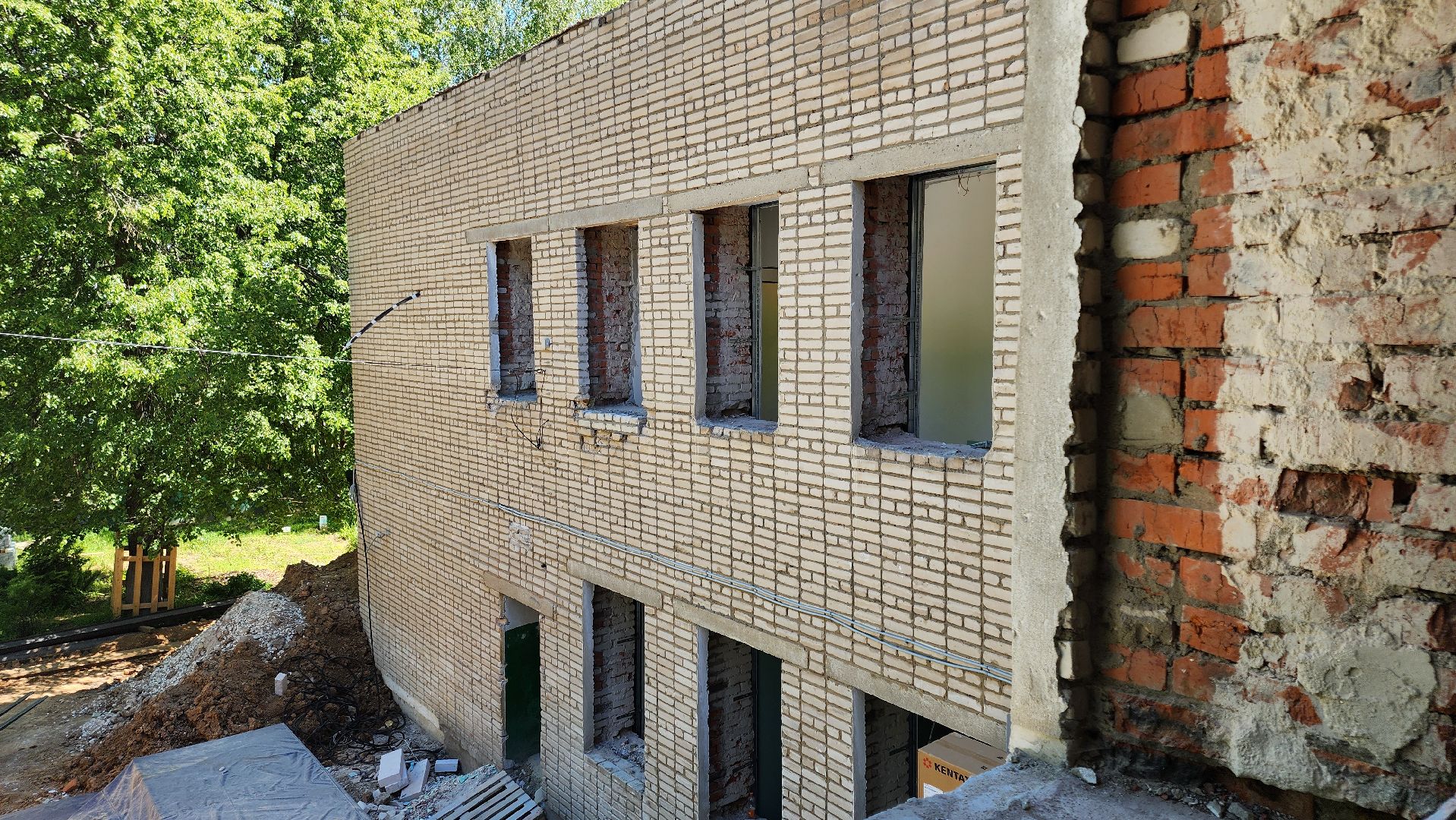 кашира, ожерелье, ремонт, детский сад, школа 10, ремонт кровли, капитальный ремонт, теплый пол,