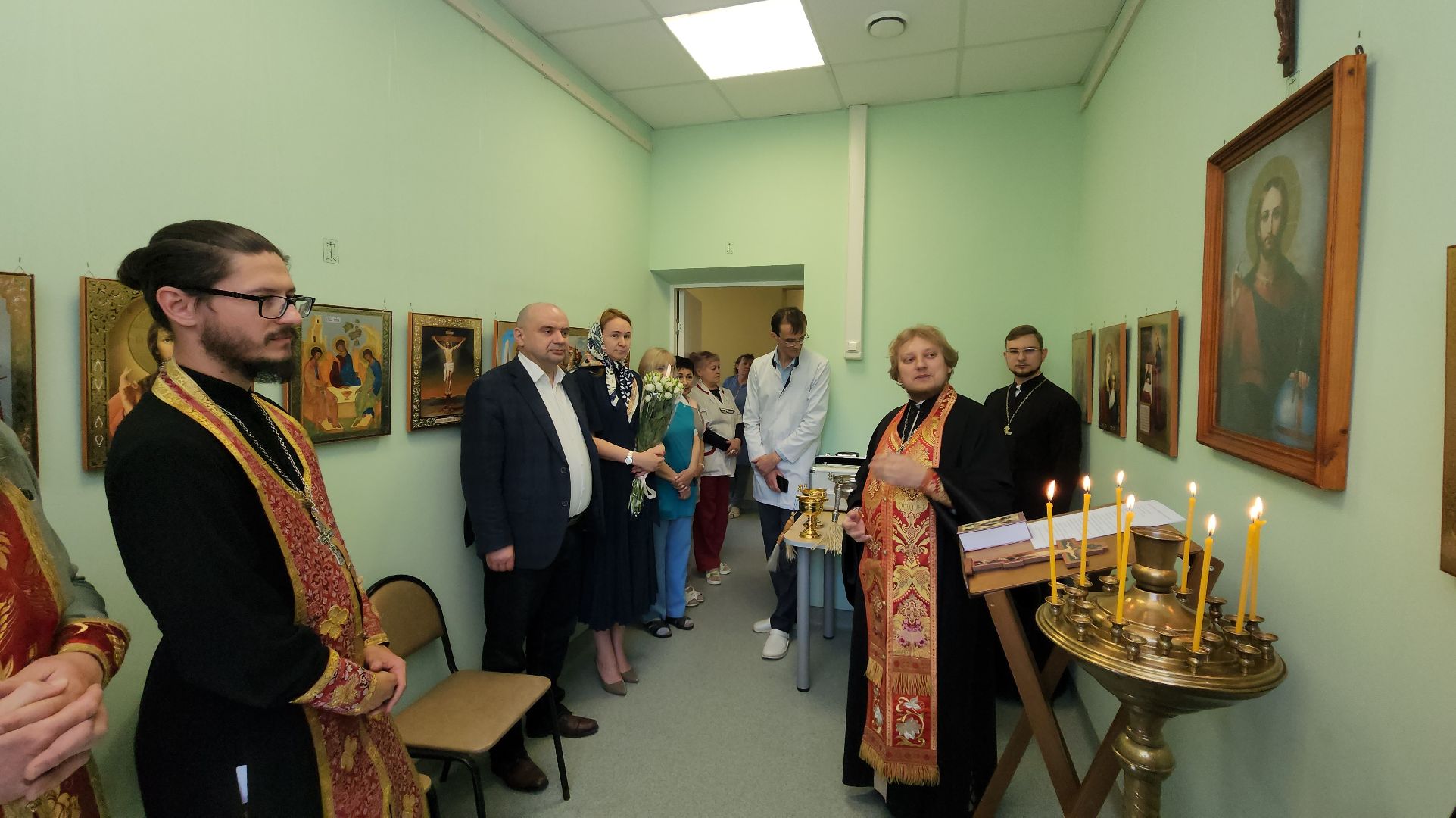 больница, священнослужители, Лосино-Петровский,