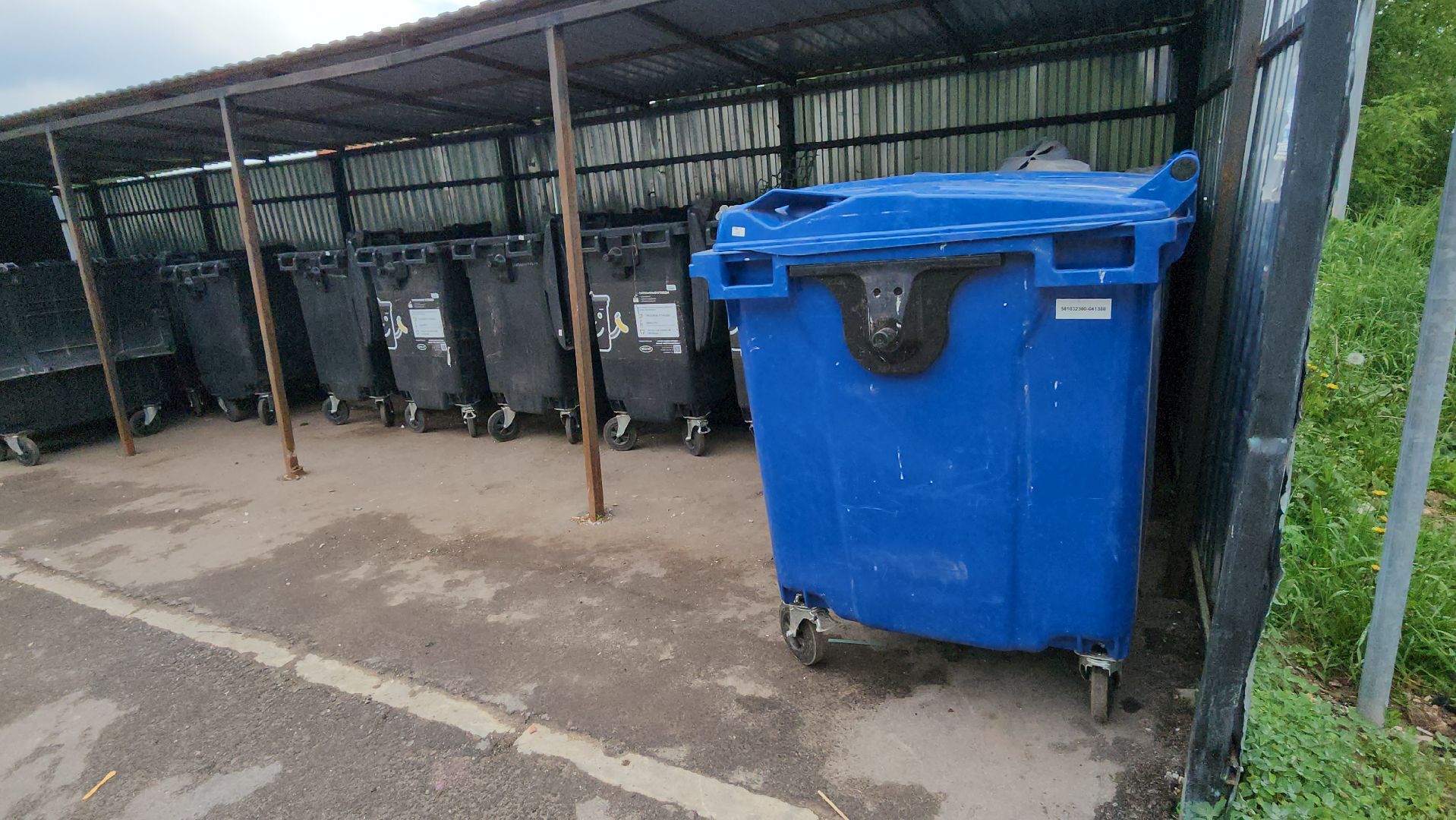 серпухов, улица химиков, контейнерные площадки, мусорные контейнеры, раздельный сбор мусора,