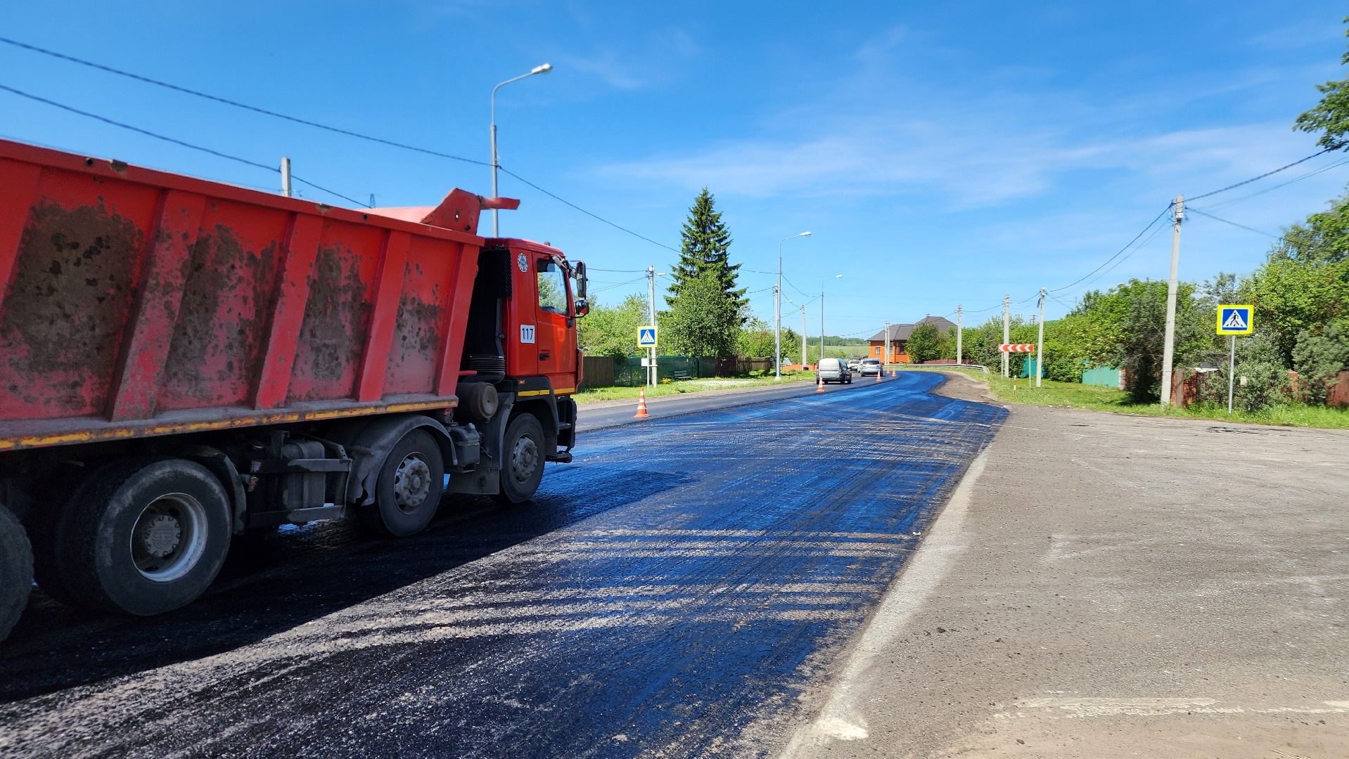 ступино, ремонт дороги, дороги подмосковья,