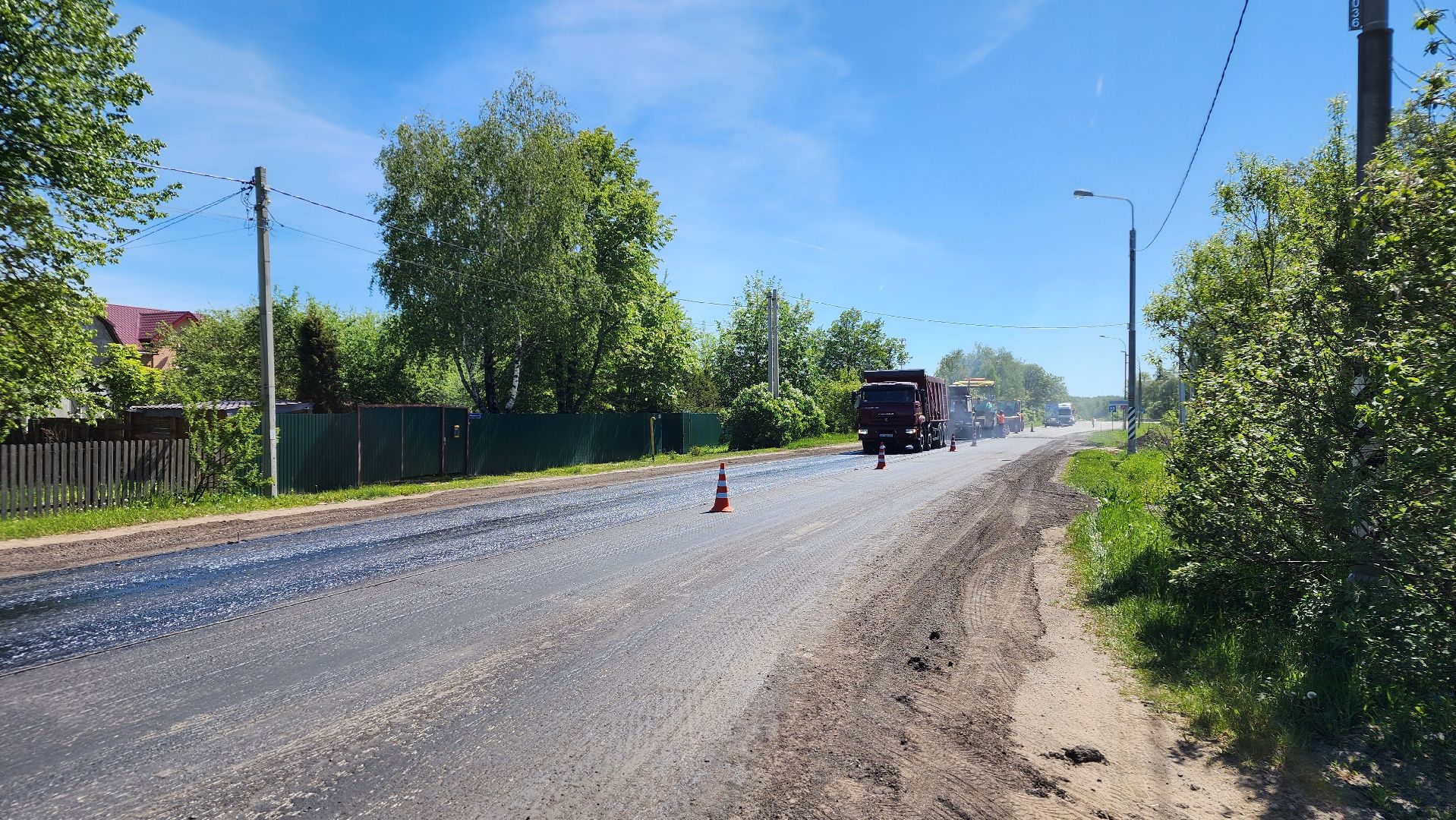 ступино, ремонт дороги, дороги подмосковья,