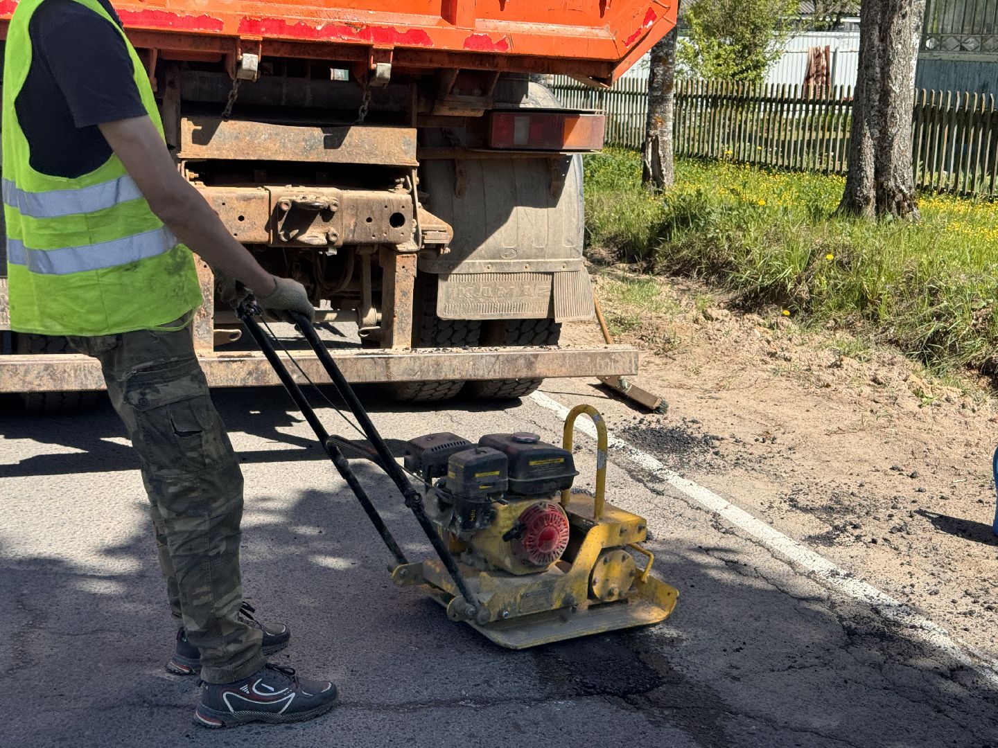 шаховская, ямочный ремонт, коммунальная служба,