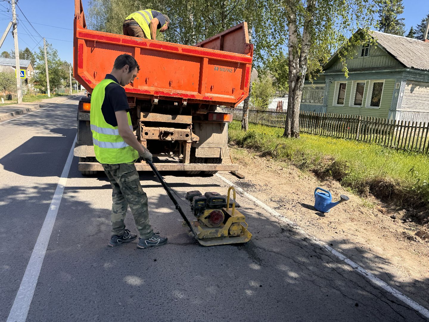 шаховская, ямочный ремонт, коммунальная служба,