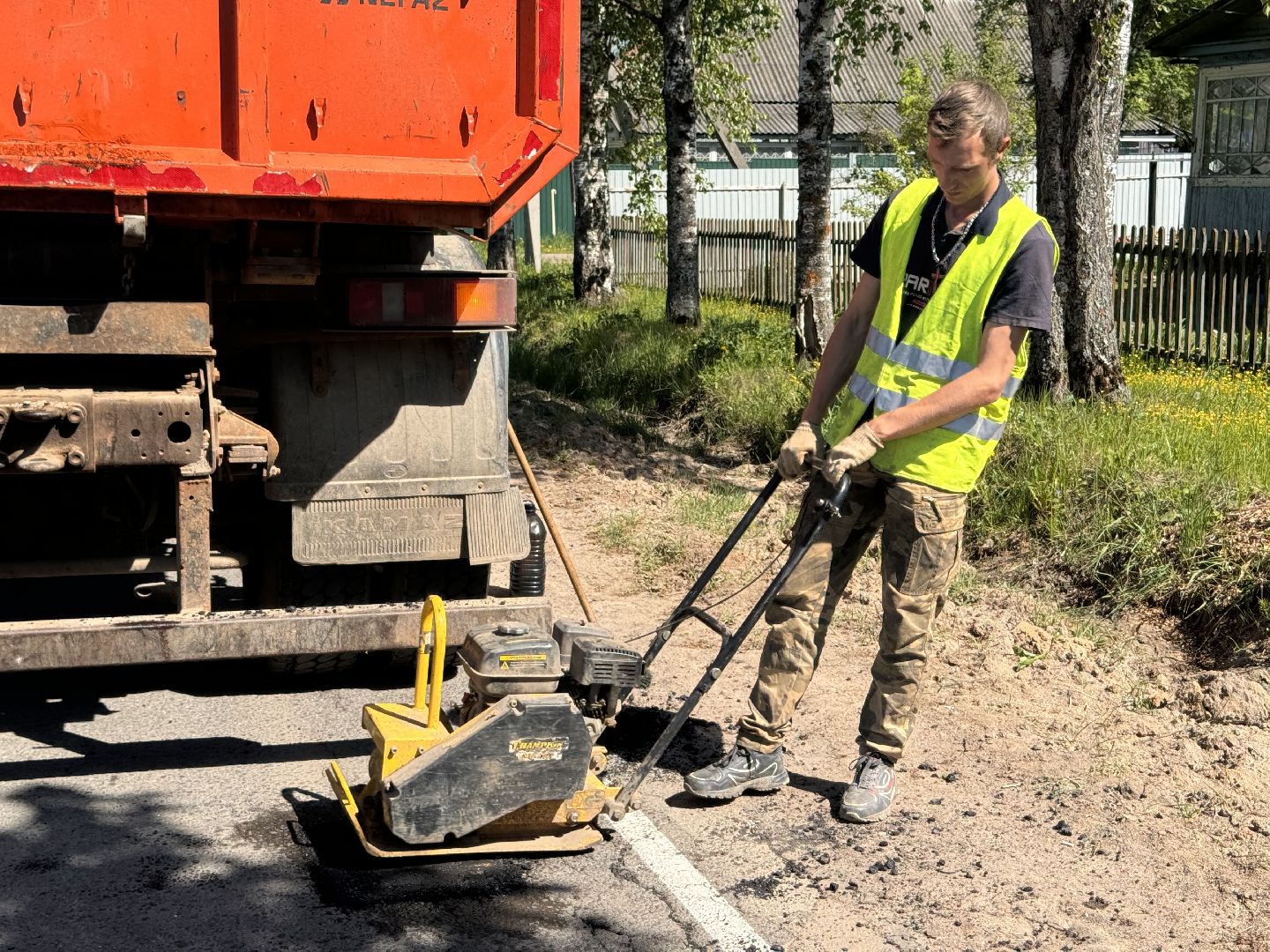 шаховская, ямочный ремонт, коммунальная служба,