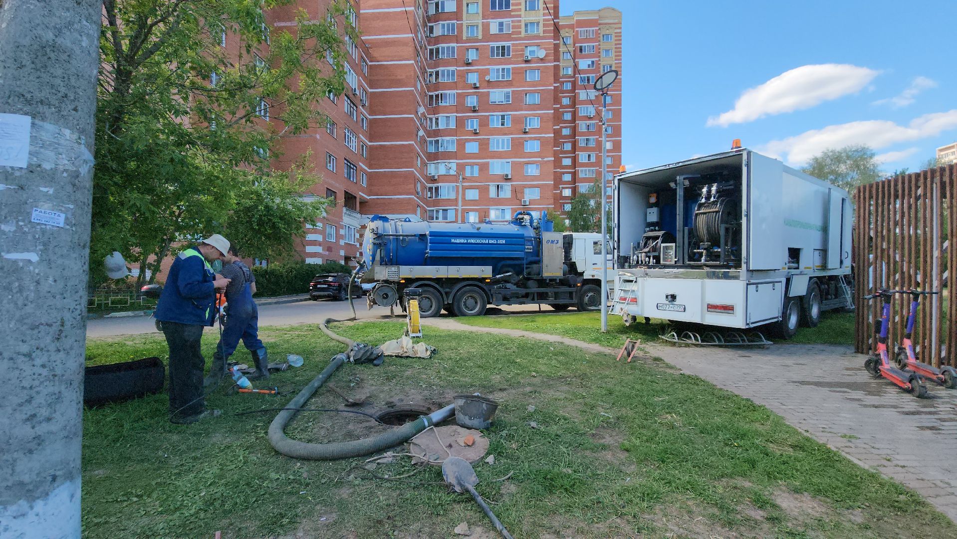 Водоканал, Колодец, Лобня, ливневка, Ливневая канализация,