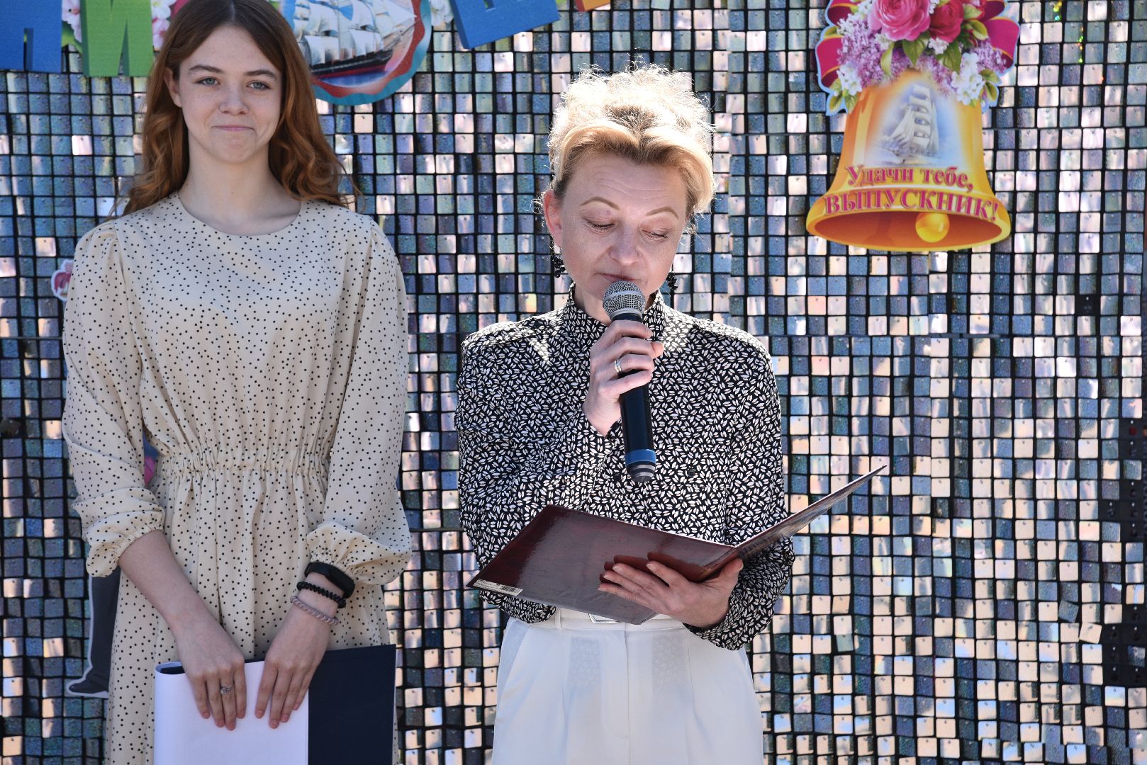 лотошино, ушаковская сош, последний звонок, образование, школа,