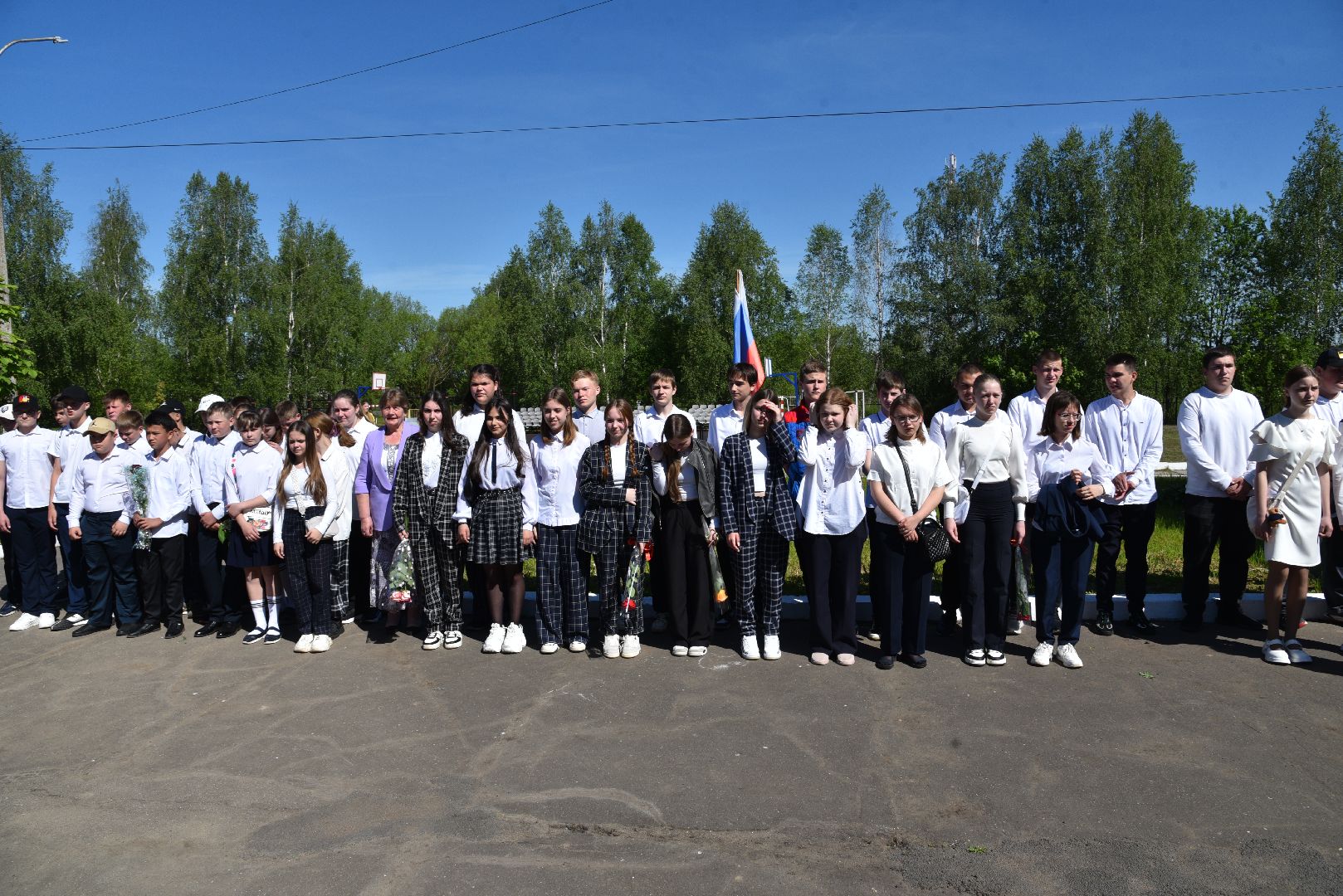 лотошино, ушаковская сош, последний звонок, образование, школа,