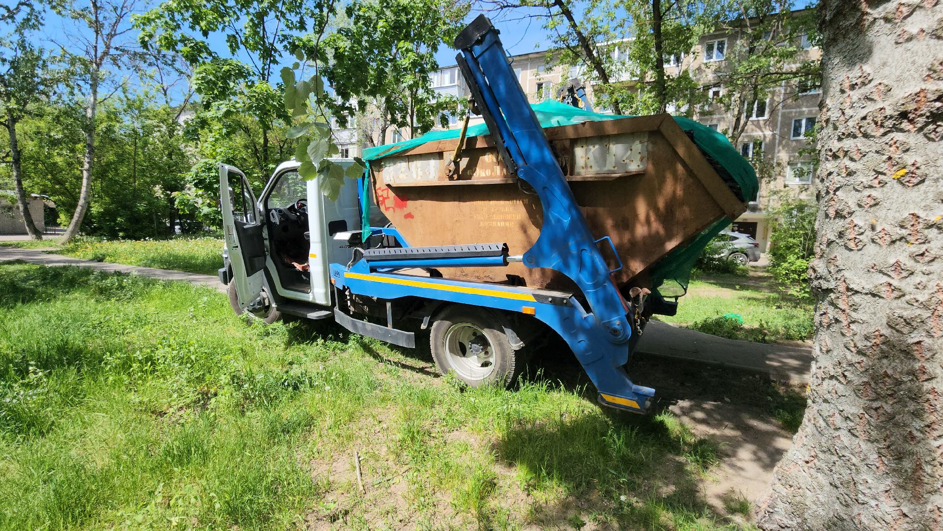 выездная администрация, контейнерная площадка,