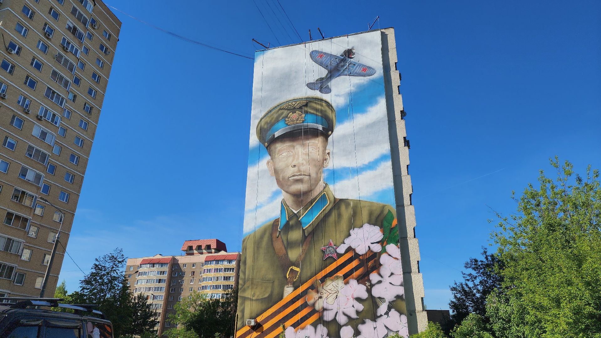 Подольск, Мурал, Талалихин, Портрет, Граффити,