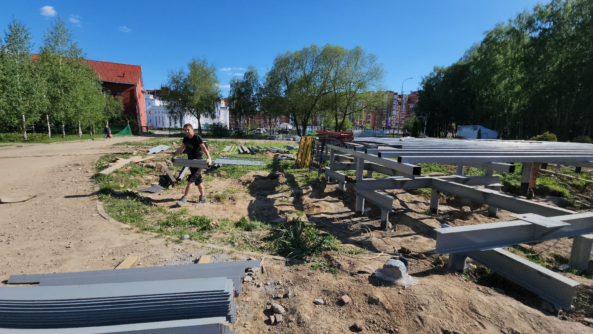 Парк, Сцена, Лобня,