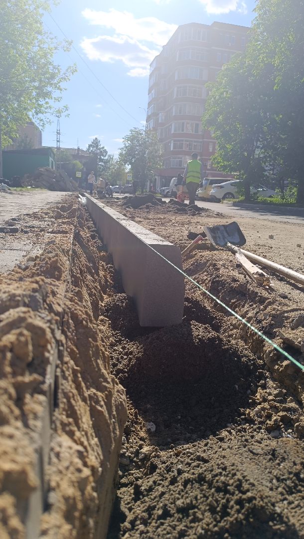 бордюр, лобня, бордюрный камень,