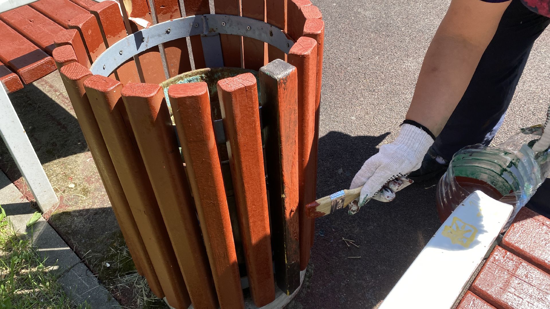 детские площадки, покраска детских площадок, мбу благоустройство, лго, инфраструктура,