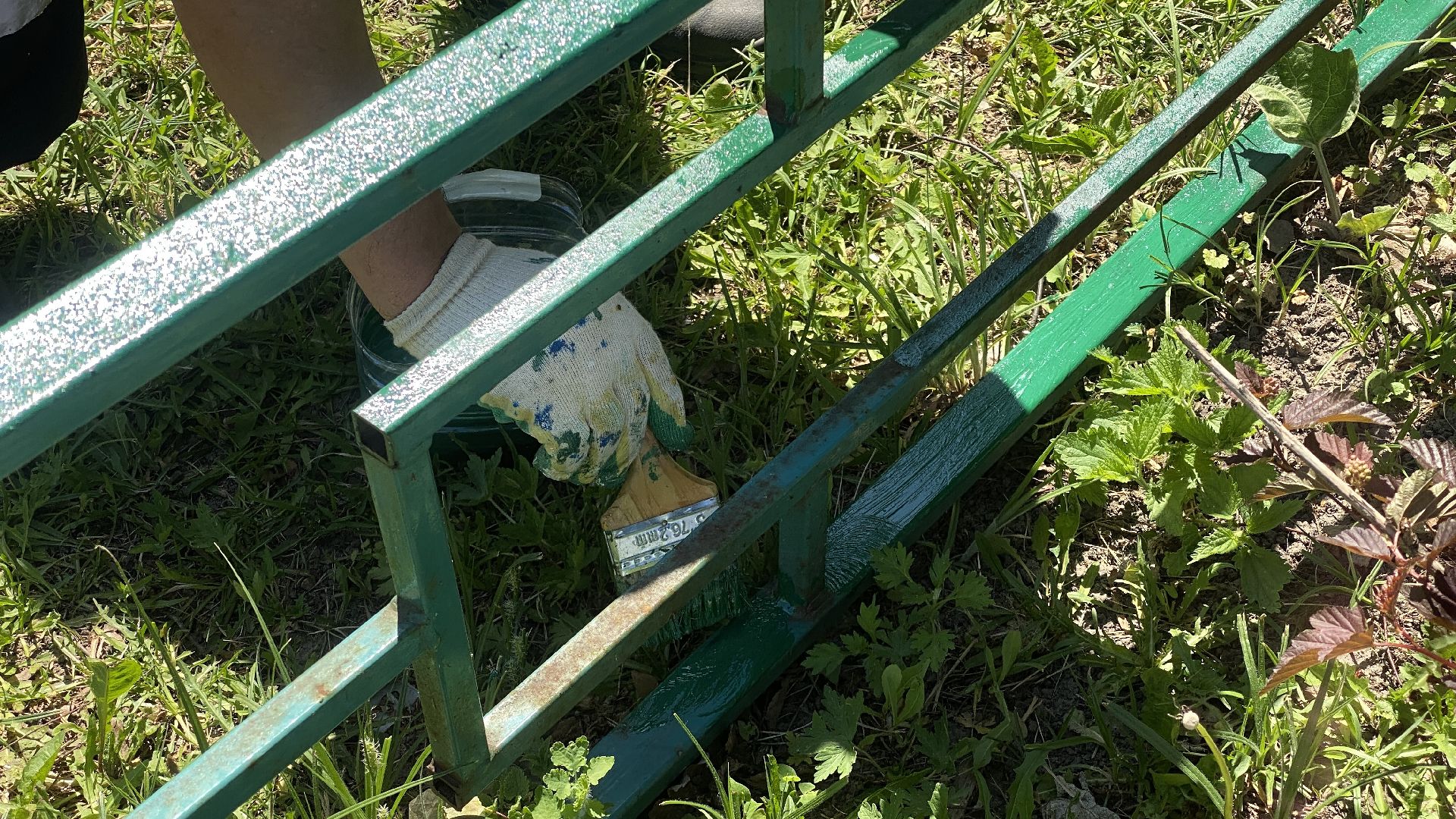 детские площадки, покраска детских площадок, мбу благоустройство, лго, инфраструктура,