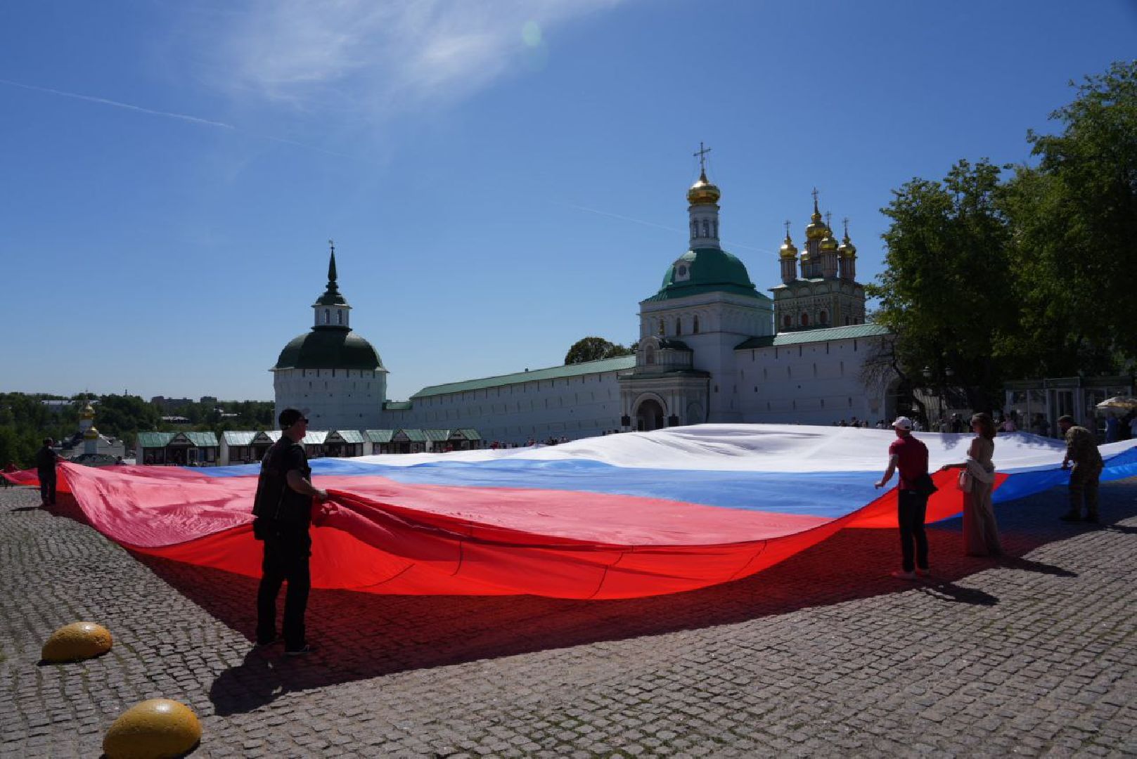 Россия, Флаг, Триколор, Российская Федерация, Акция, Духовность, Патриотизм, Сергиев Посад, Сергиево-Посадский городской округ,