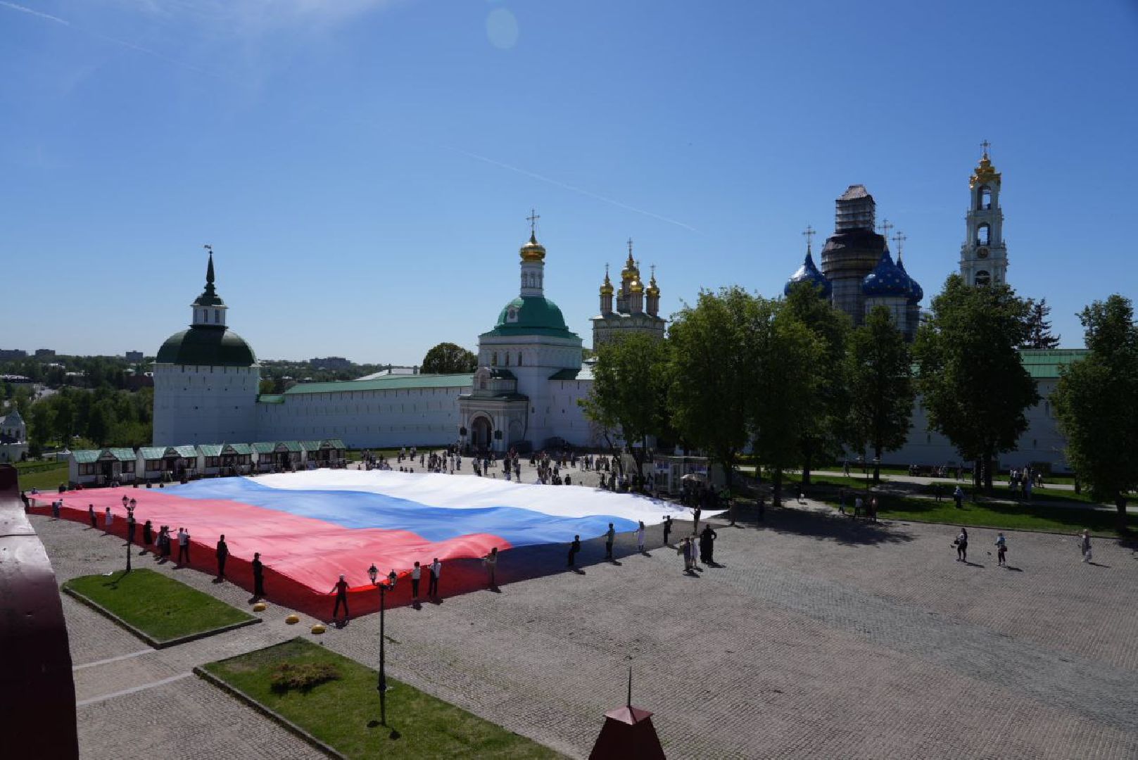 Россия, Флаг, Триколор, Российская Федерация, Акция, Духовность, Патриотизм, Сергиев Посад, Сергиево-Посадский городской округ,