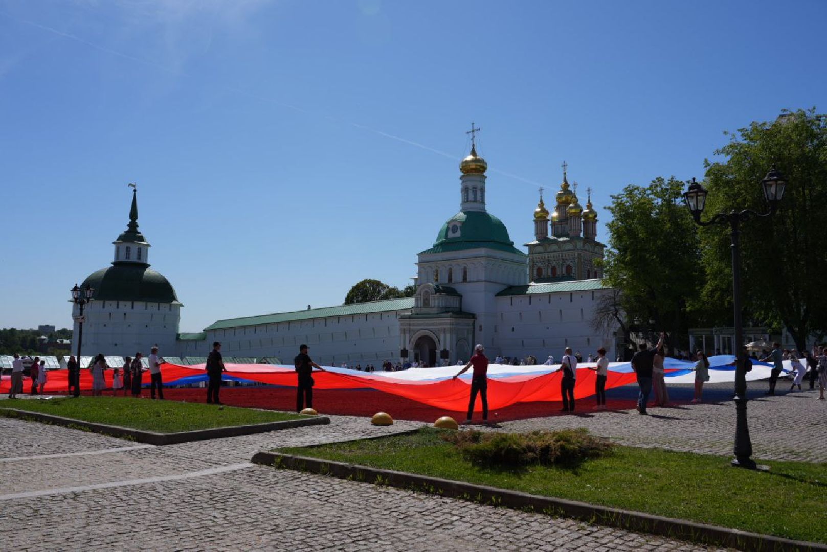 Россия, Флаг, Триколор, Российская Федерация, Акция, Духовность, Патриотизм, Сергиев Посад, Сергиево-Посадский городской округ,