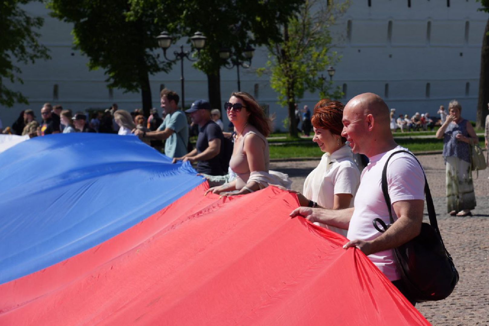 Россия, Флаг, Триколор, Российская Федерация, Акция, Духовность, Патриотизм, Сергиев Посад, Сергиево-Посадский городской округ,