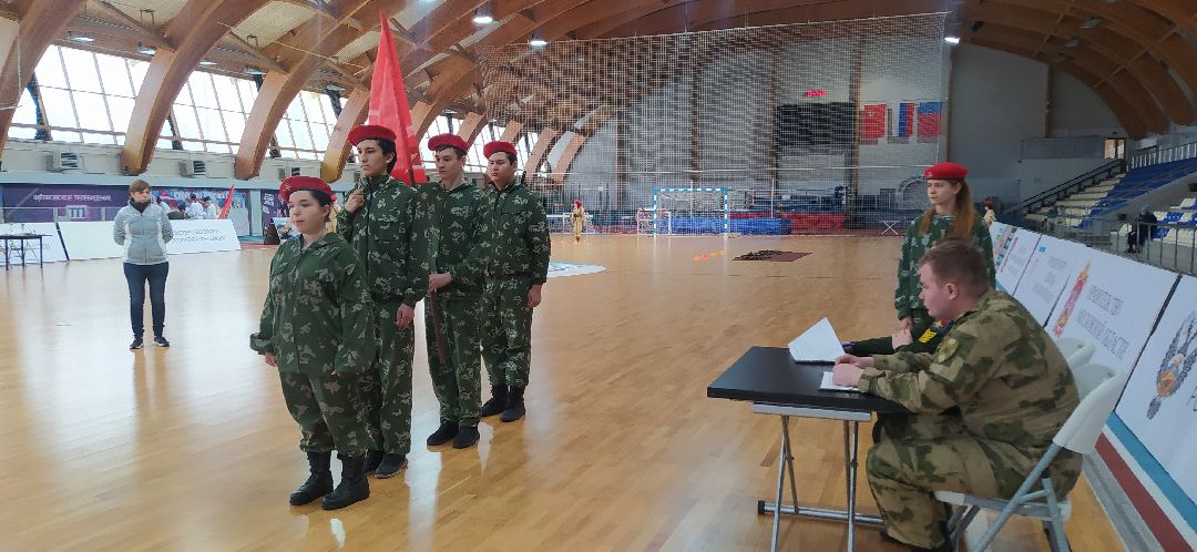 Спорт, соревнования, Щёлково, строевая подготовка, юнармейцы