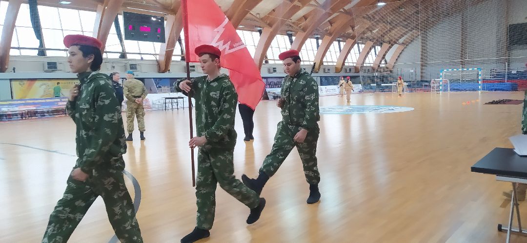 Спорт, соревнования, Щёлково, строевая подготовка, юнармейцы