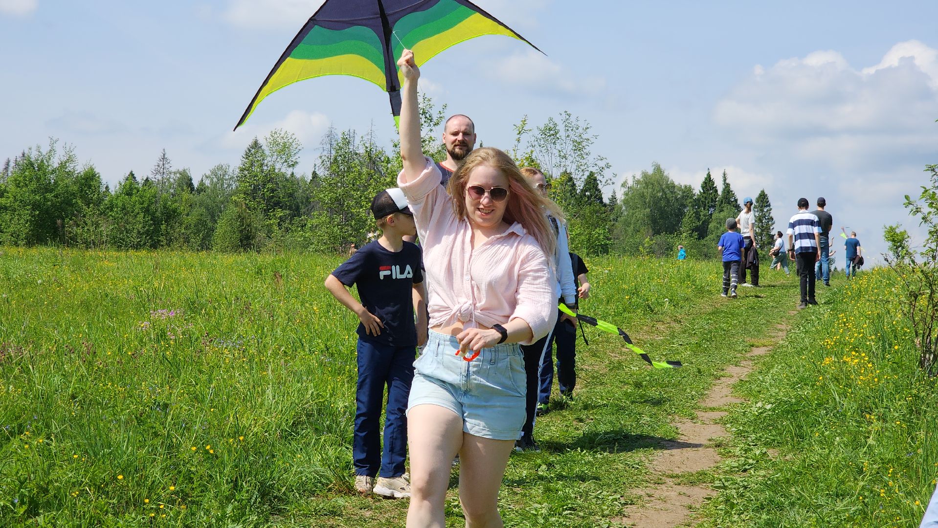 красногорск, черневская поляна, воздушные змеи, турнир, год семьи,гоголь, экология, лес будущего,