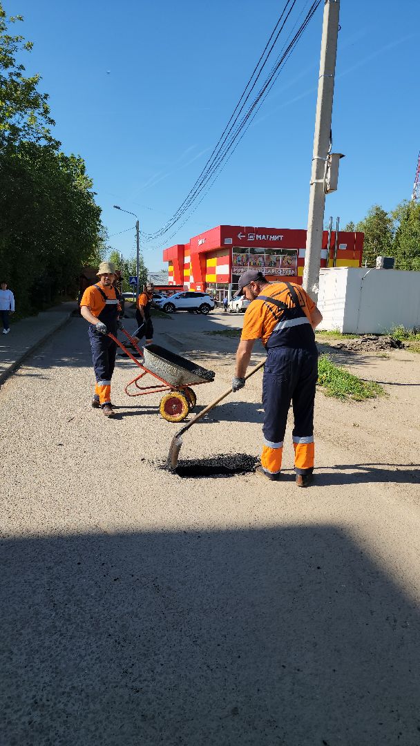 ямочный ремонт, дорога, ремонт дорог, ремонт дорог во дворах, нестерово, руза, рузский городской округ,