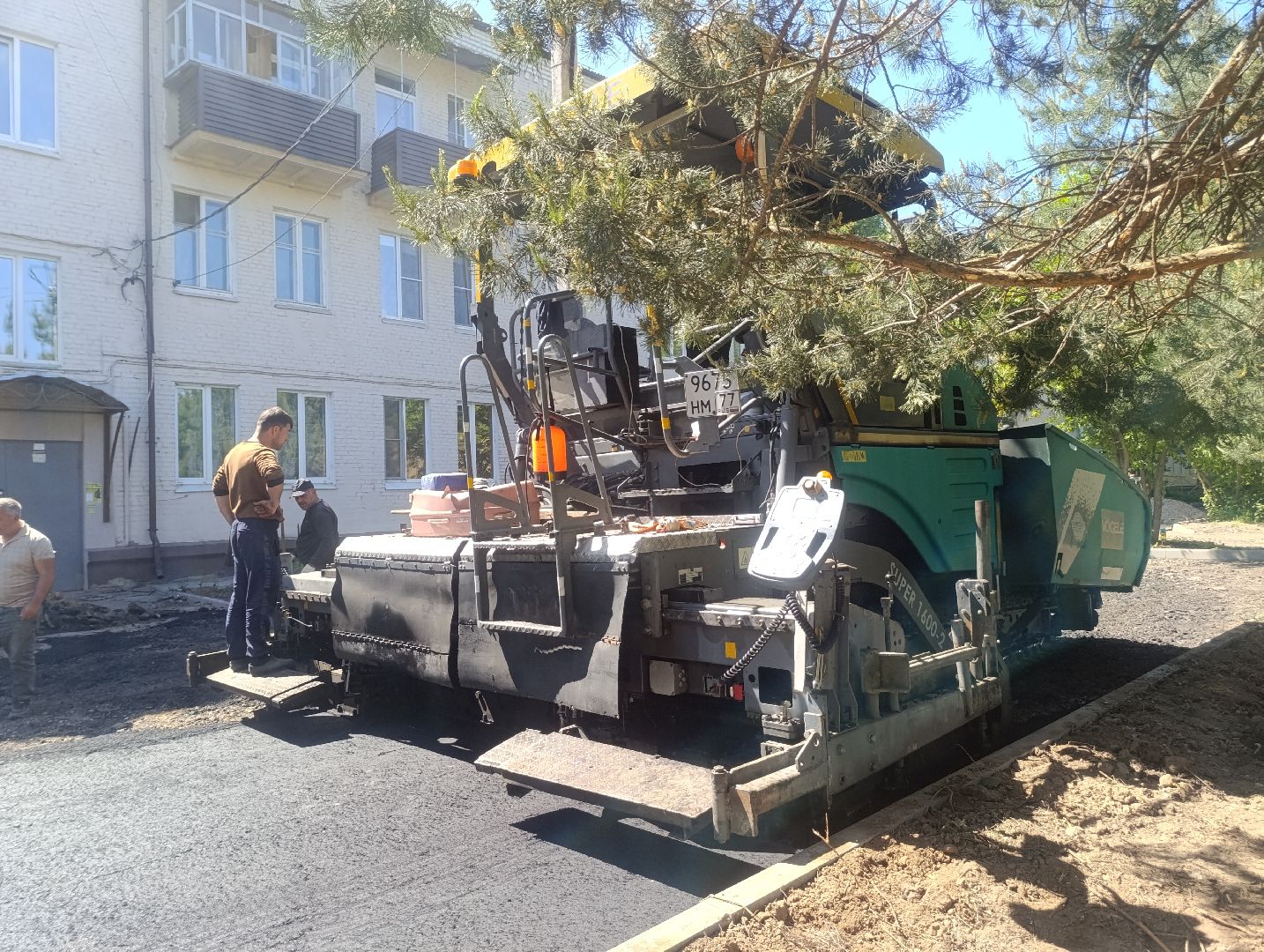 Бронницы, Благоустройство, Ремонт дороги, Замена асфальта во дворе,