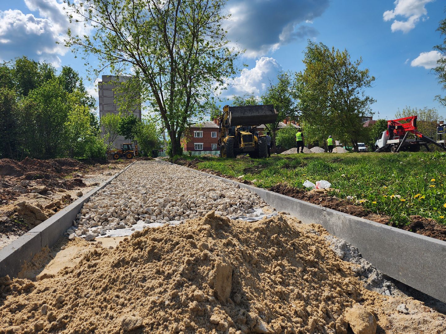 серпухов, благоуйстройство, микрорайон бумажной фабрики, улица дальняя, детская площадка,