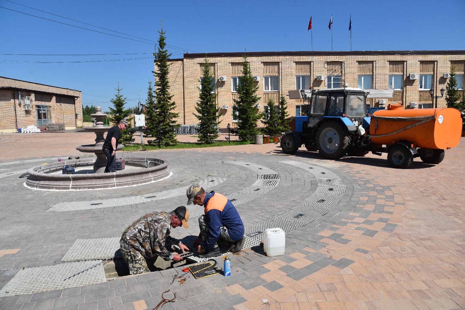 лотошино, фонтан, благоустройство,