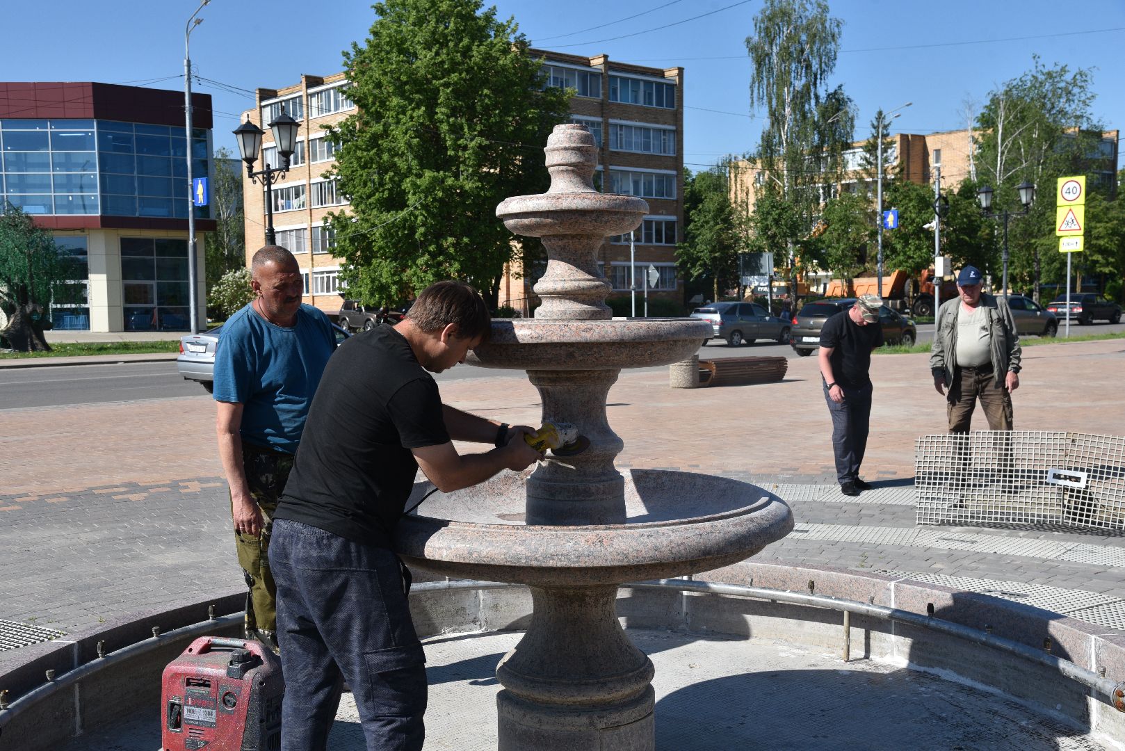 лотошино, фонтан, благоустройство,