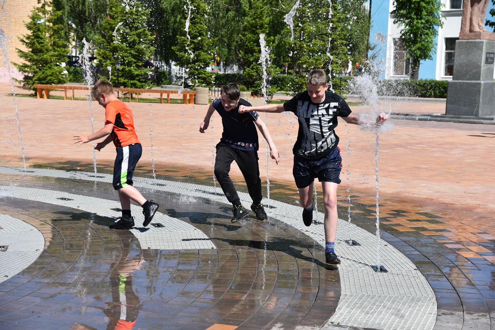 лотошино, фонтан, благоустройство,