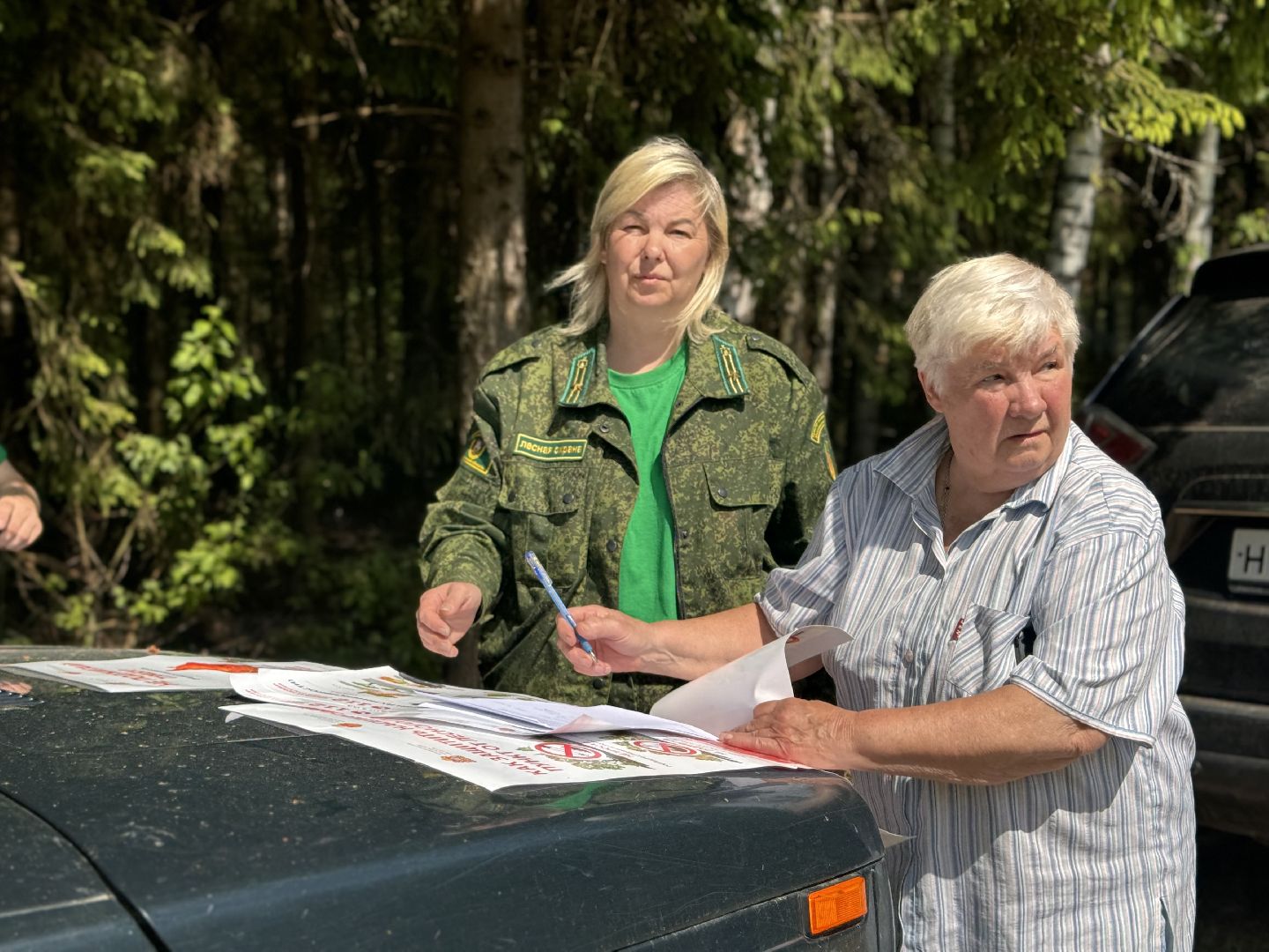 шаховская, лесничие, рейд по пожарной безопасности, пожарная безопасность,