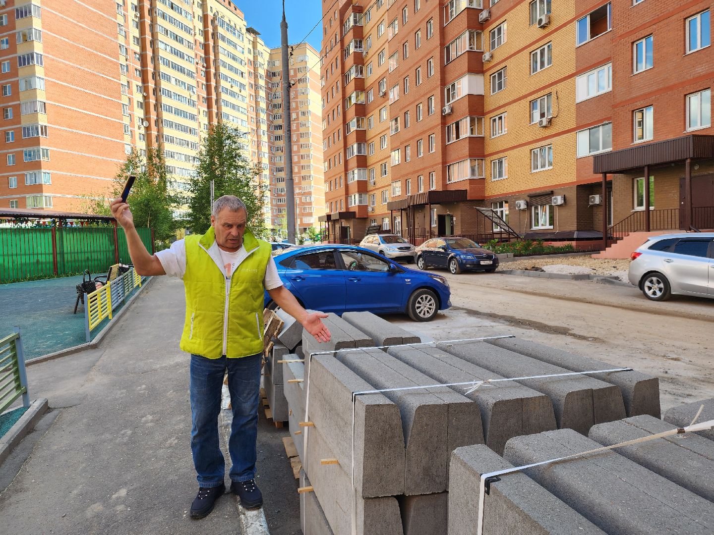 Звенигород, Благоустройство, Ремонт тротуаров,