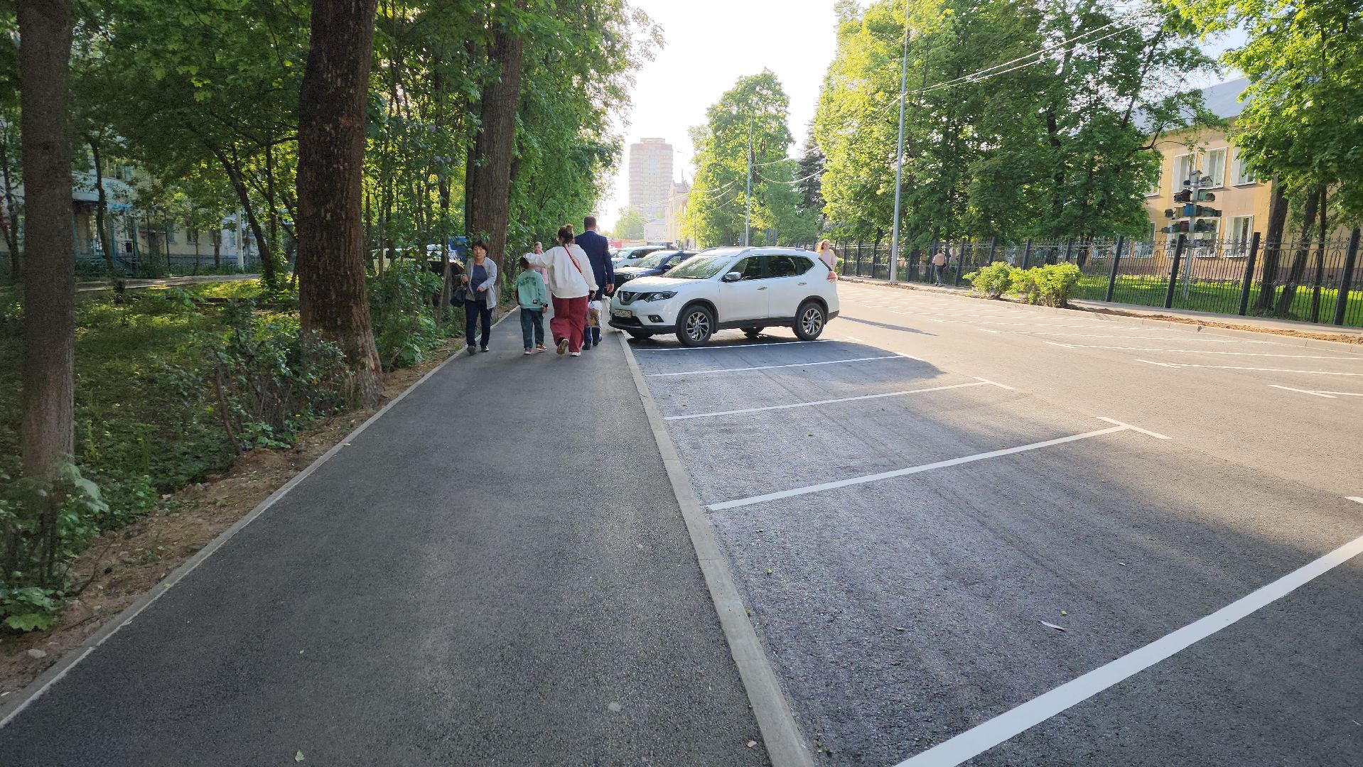 пушкино, ремонт дорог, дорога, благоустройство, тротуары, парковки,