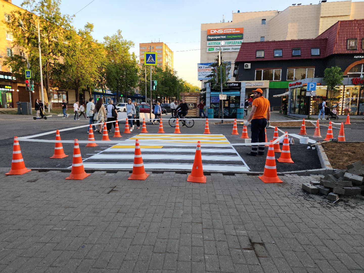 пушкино, ремонт дорог, дорога, благоустройство, тротуары, парковки,