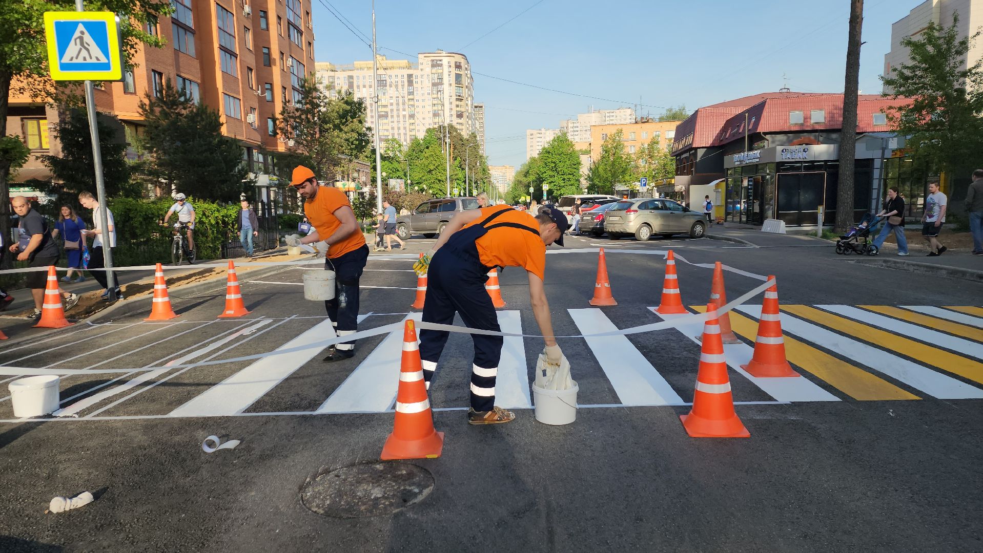 пушкино, ремонт дорог, дорога, благоустройство, тротуары, парковки,