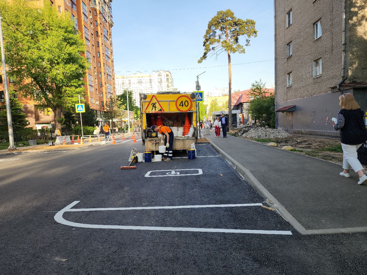 пушкино, ремонт дорог, дорога, благоустройство, тротуары, парковки,