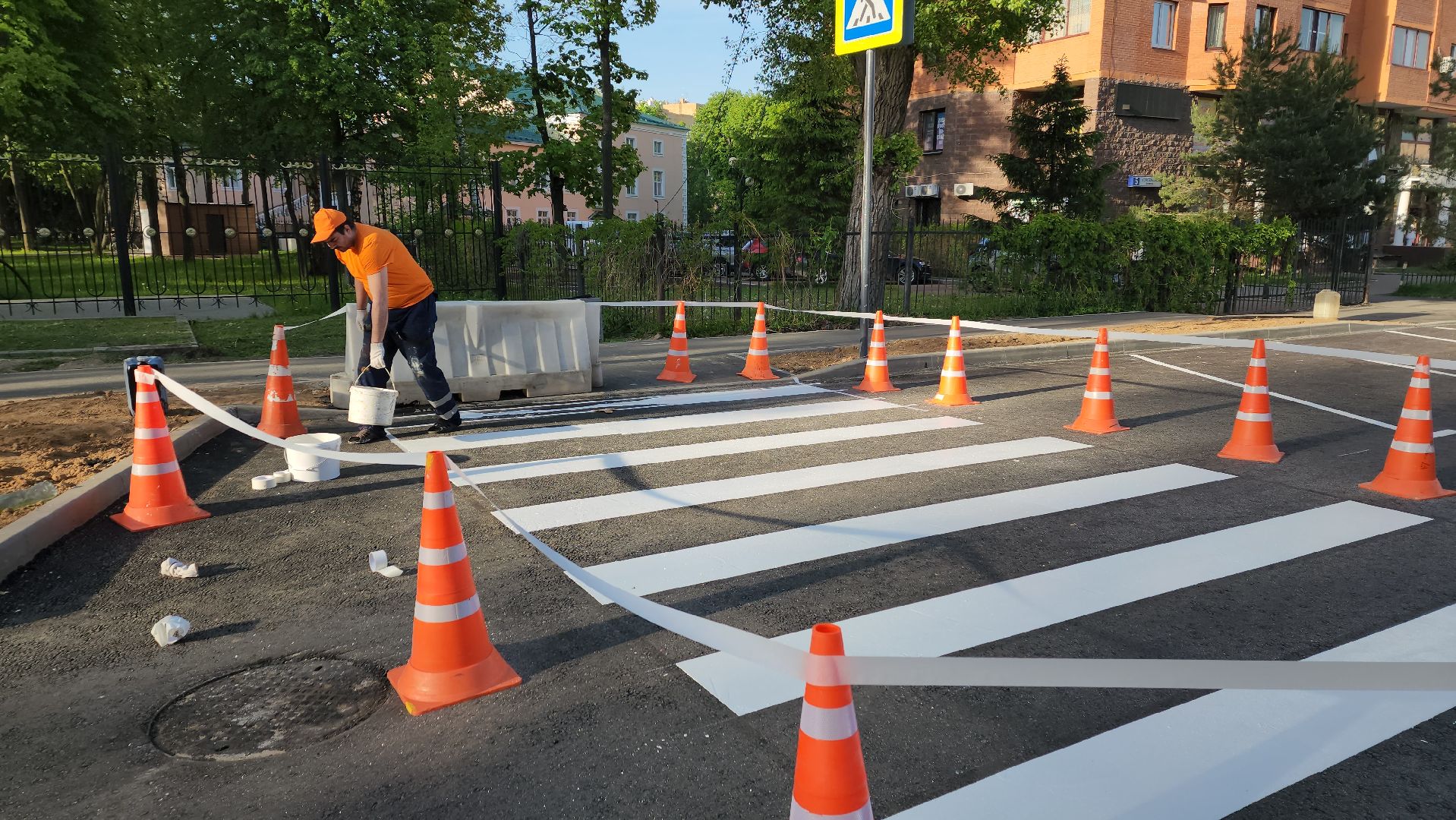 пушкино, ремонт дорог, дорога, благоустройство, тротуары, парковки,