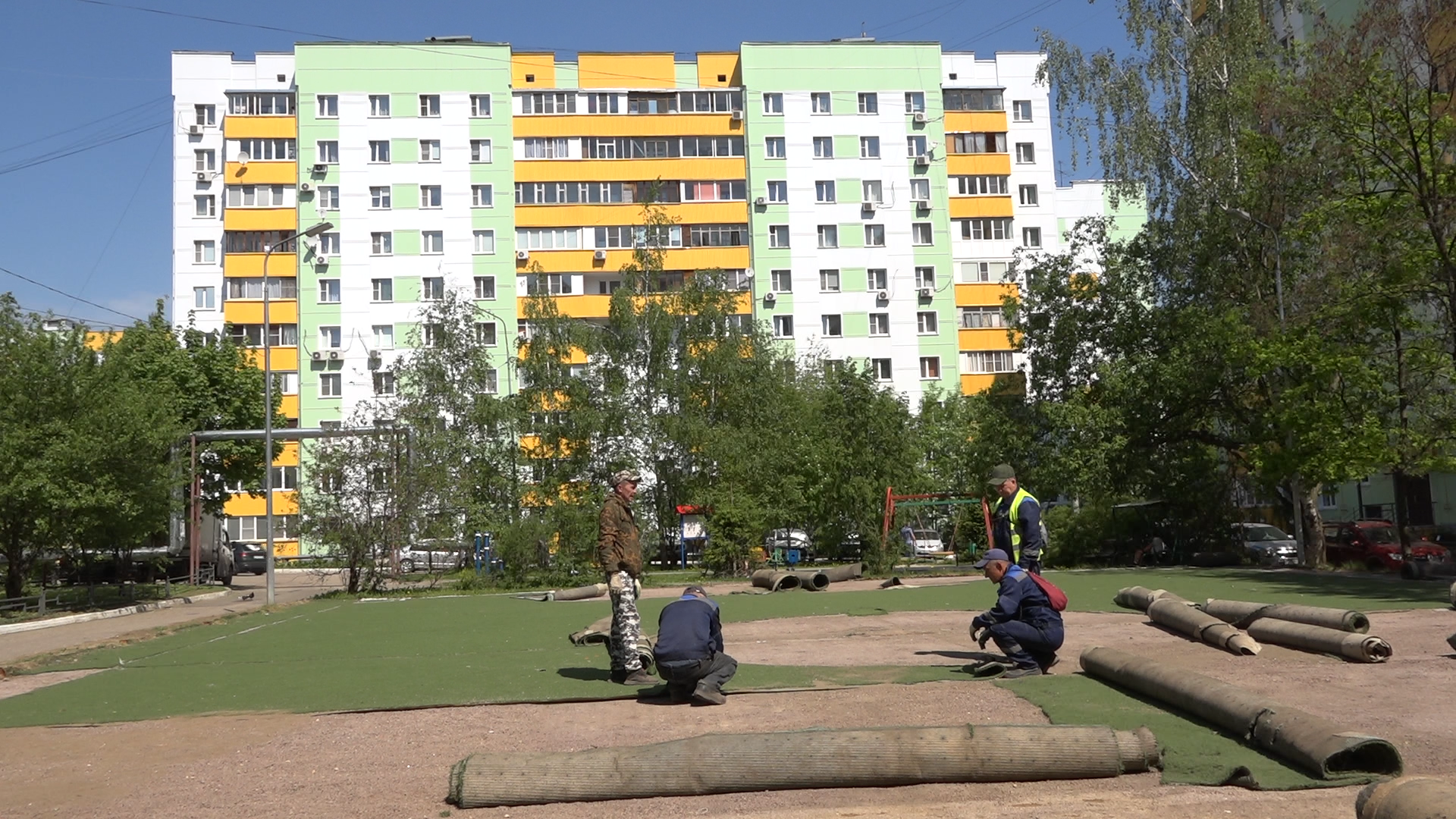 спорт во Власихе, спортивная площадка власиха, дворовый футбол, футбольное поле, футбольная площадка,