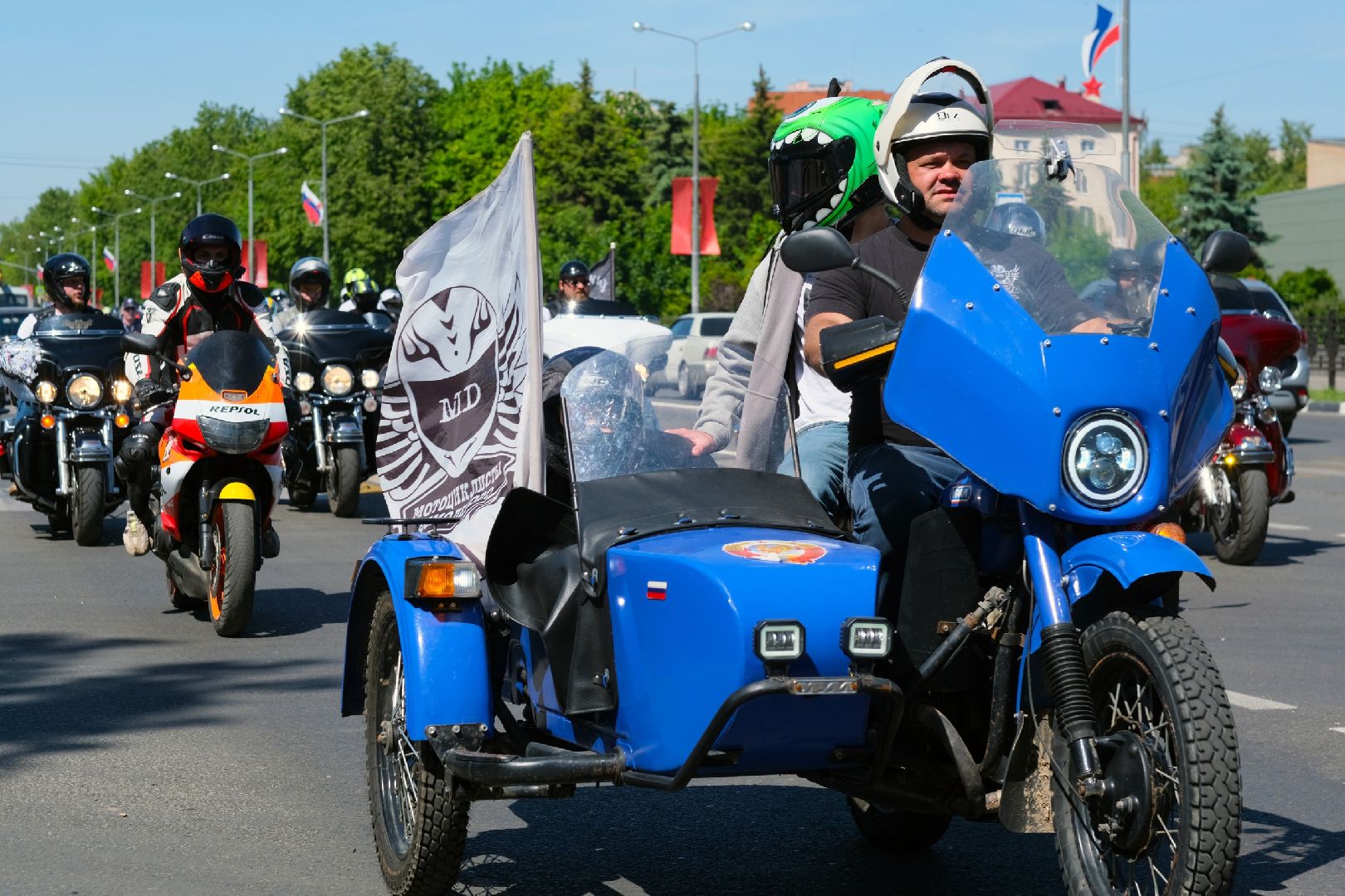 ОГИБДД, Мотоциклисты, Мотосезон, Открытие мотосезона, Экипировка, Домодедово, Подмосковье,