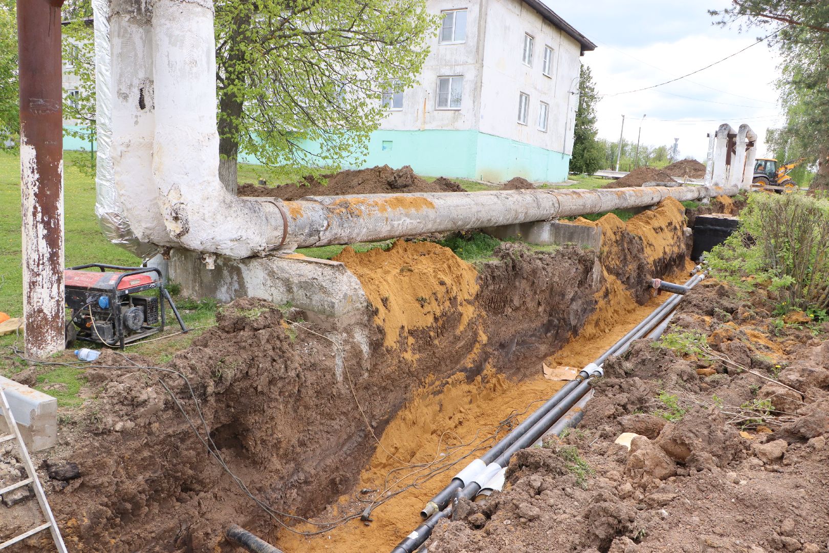 ЖКХ, Капитальный ремонт теплосетей, село петрово, Серебряные Пруды,