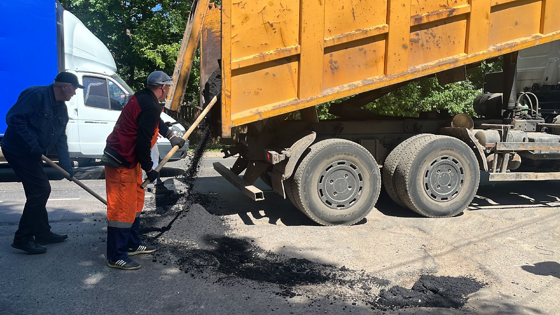 дорога, дороги, ремонт, ремонт дорог, ямочный ремонт,