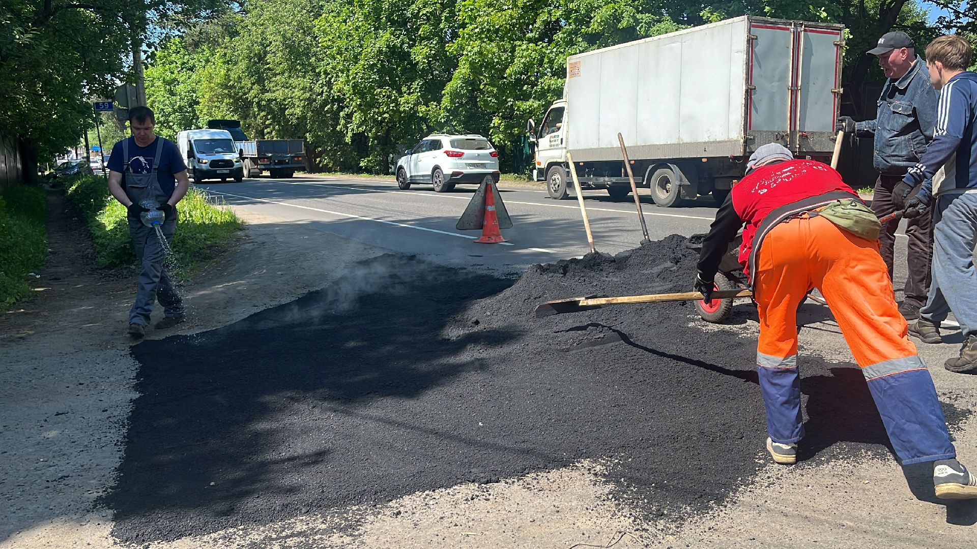 дорога, дороги, ремонт, ремонт дорог, ямочный ремонт,
