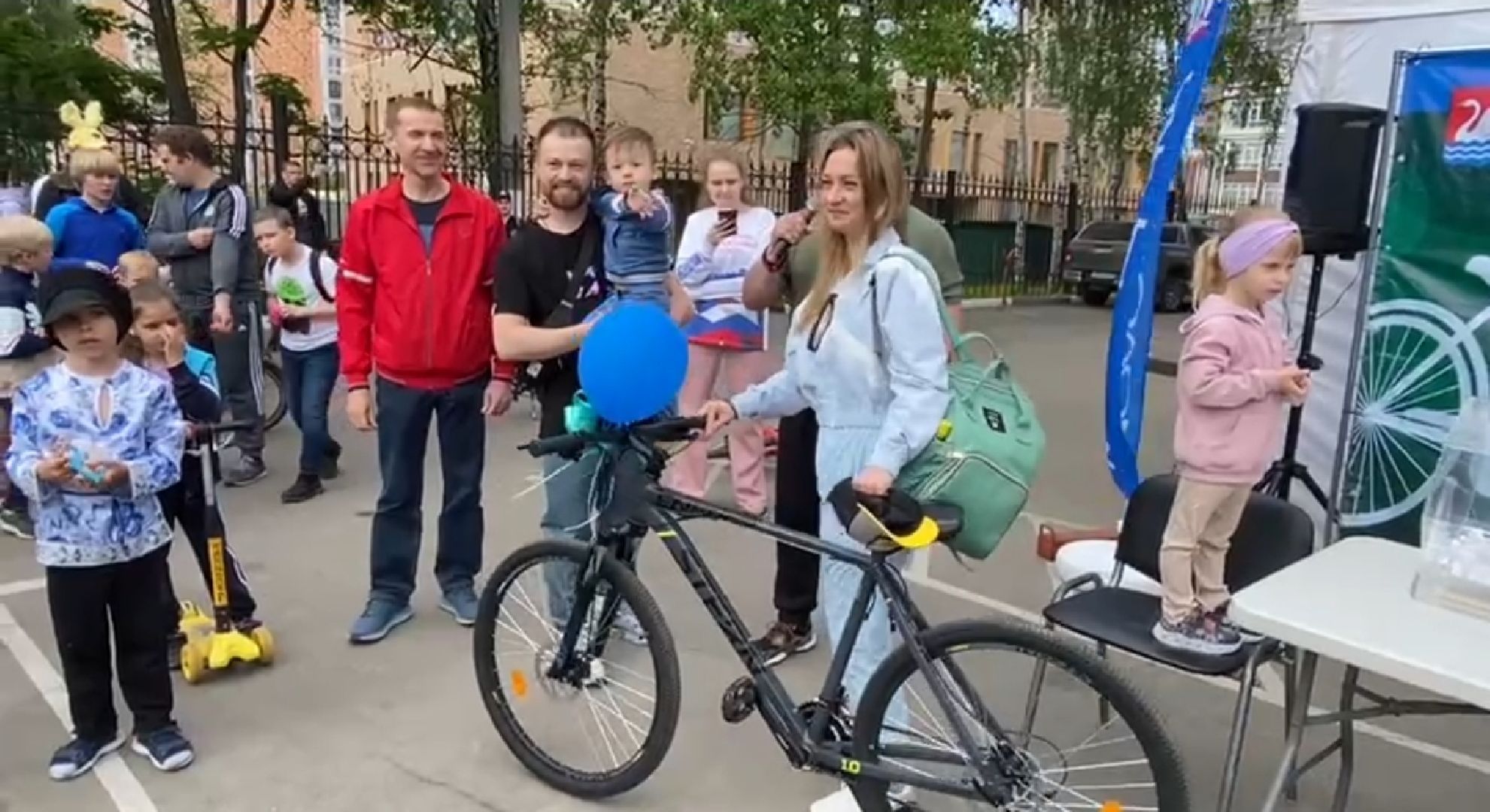 долгопрудный, велопарад, Зеленые колеса, Стадион Салют, велосипед,