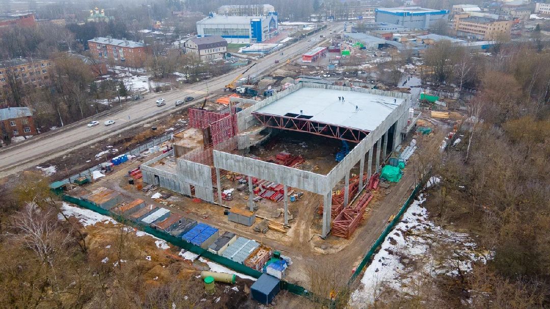 Строительство, Орехово-Зуево, ледовый стадион, губернатор, Заголовацкий, Панин, Коркин