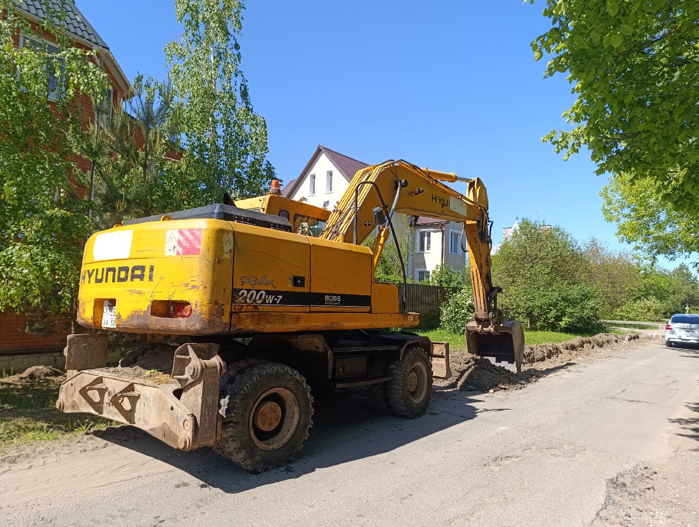 Бронницы, Ремонт дороги, Расширение дороги, Замена асфальта,