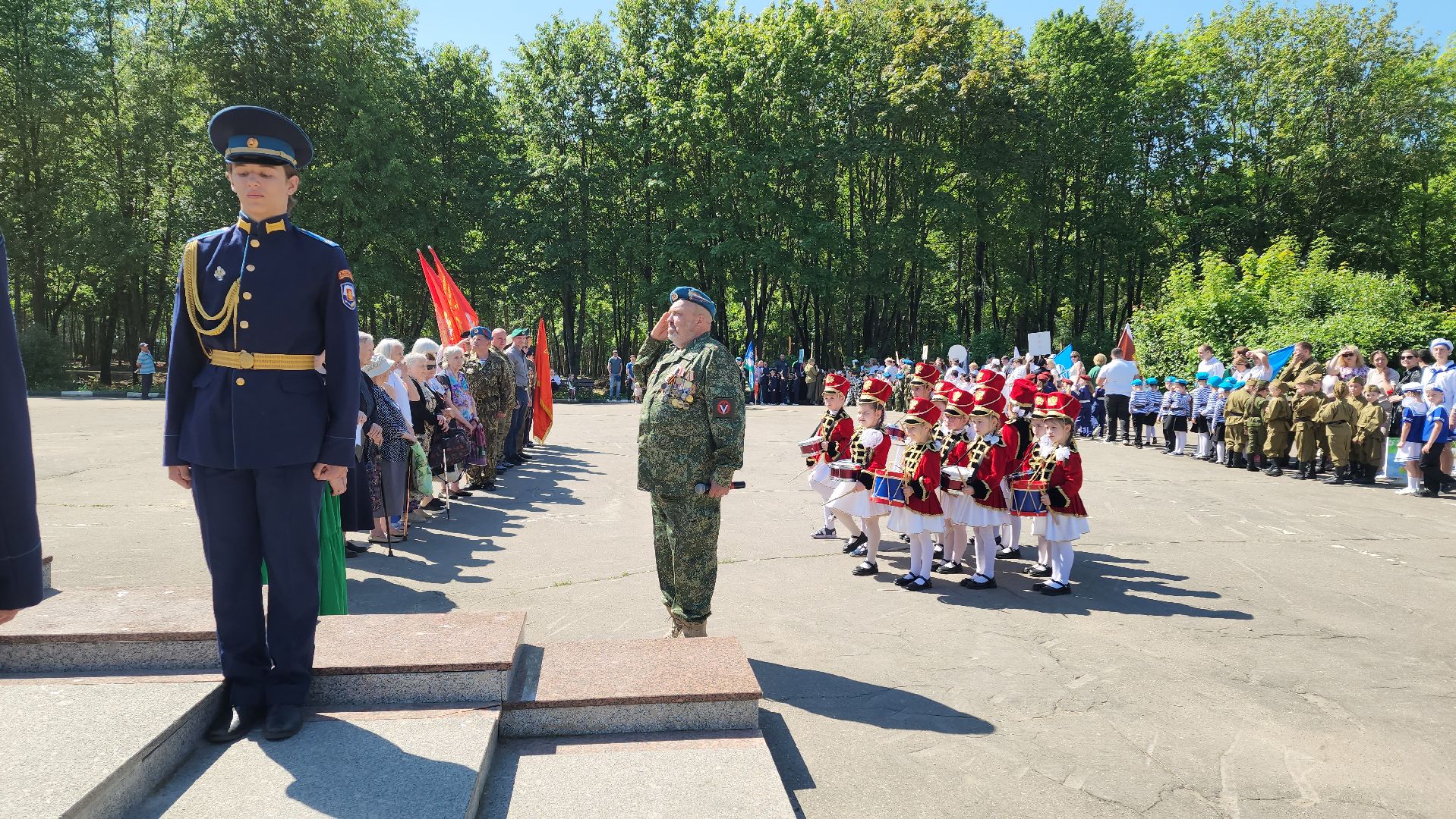 Лобня, юнармейские отряды,Смотр,