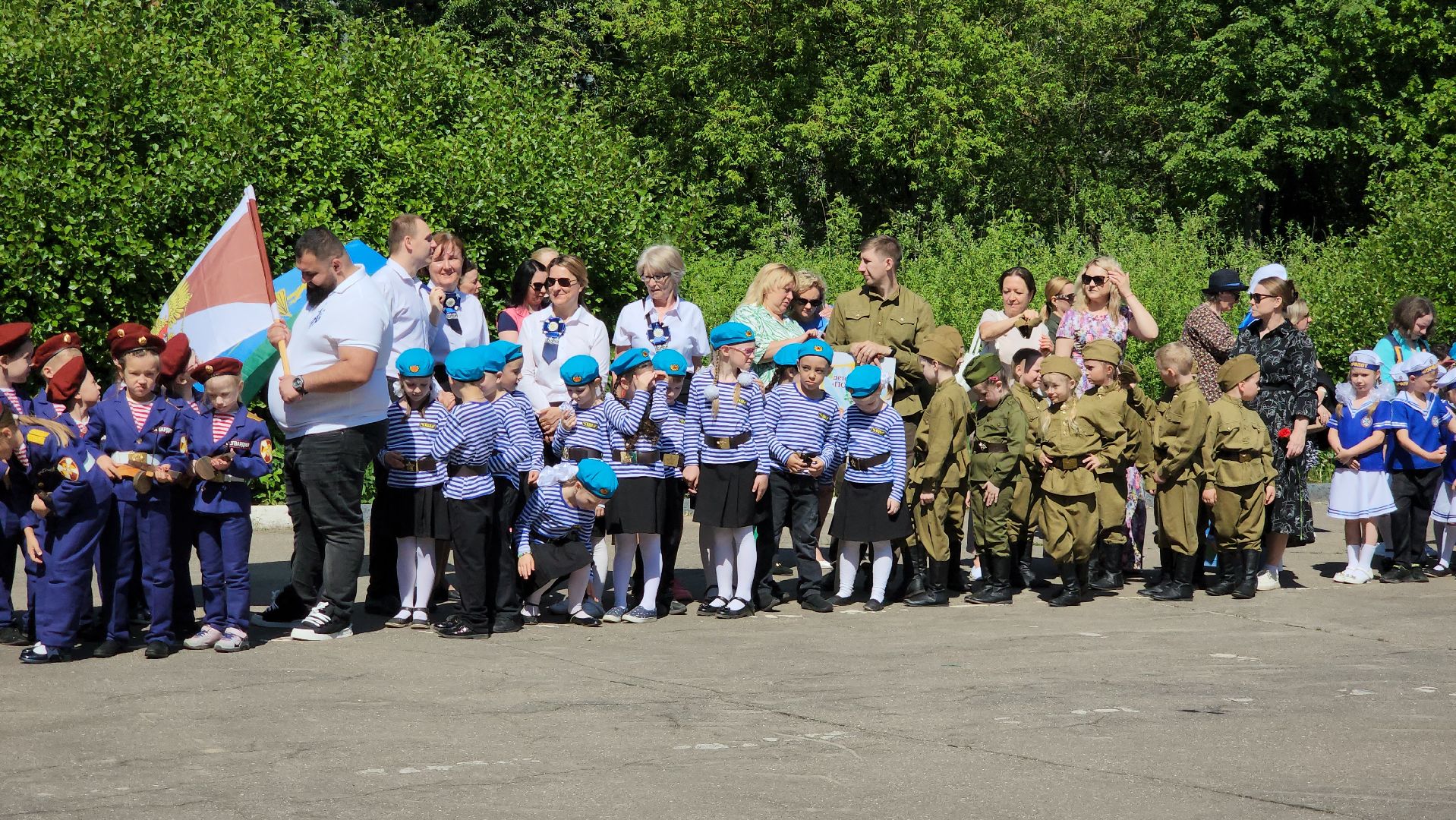 Лобня, юнармейские отряды,Смотр,