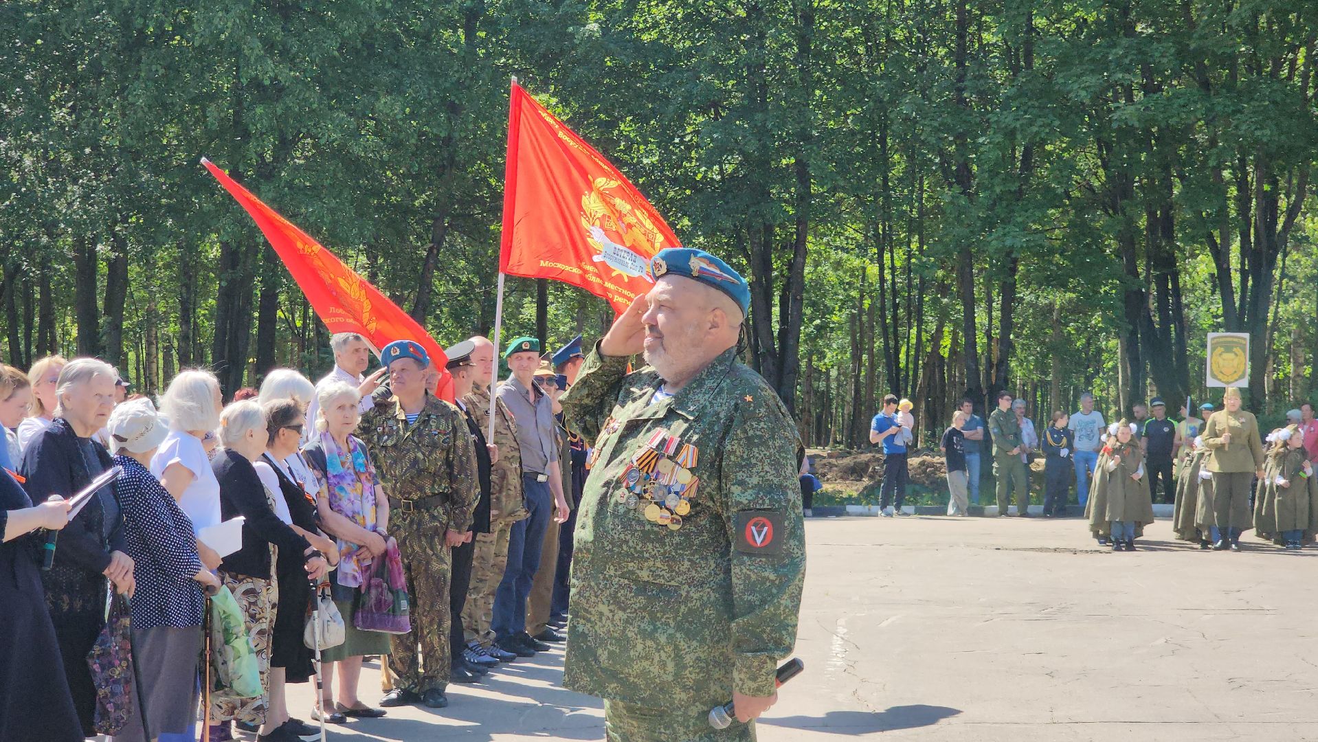 Лобня, юнармейские отряды,Смотр,