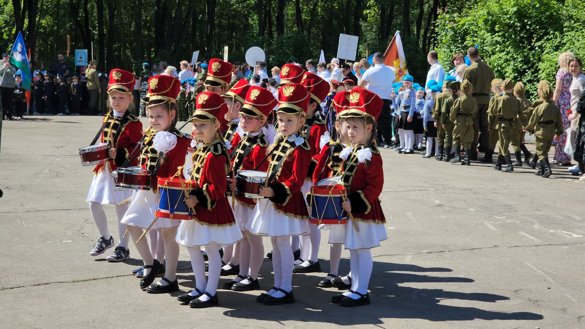 Лобня, юнармейские отряды,Смотр,